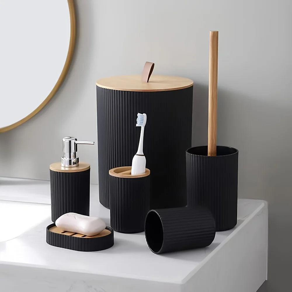 Matching 6 Piece Bathroom Set