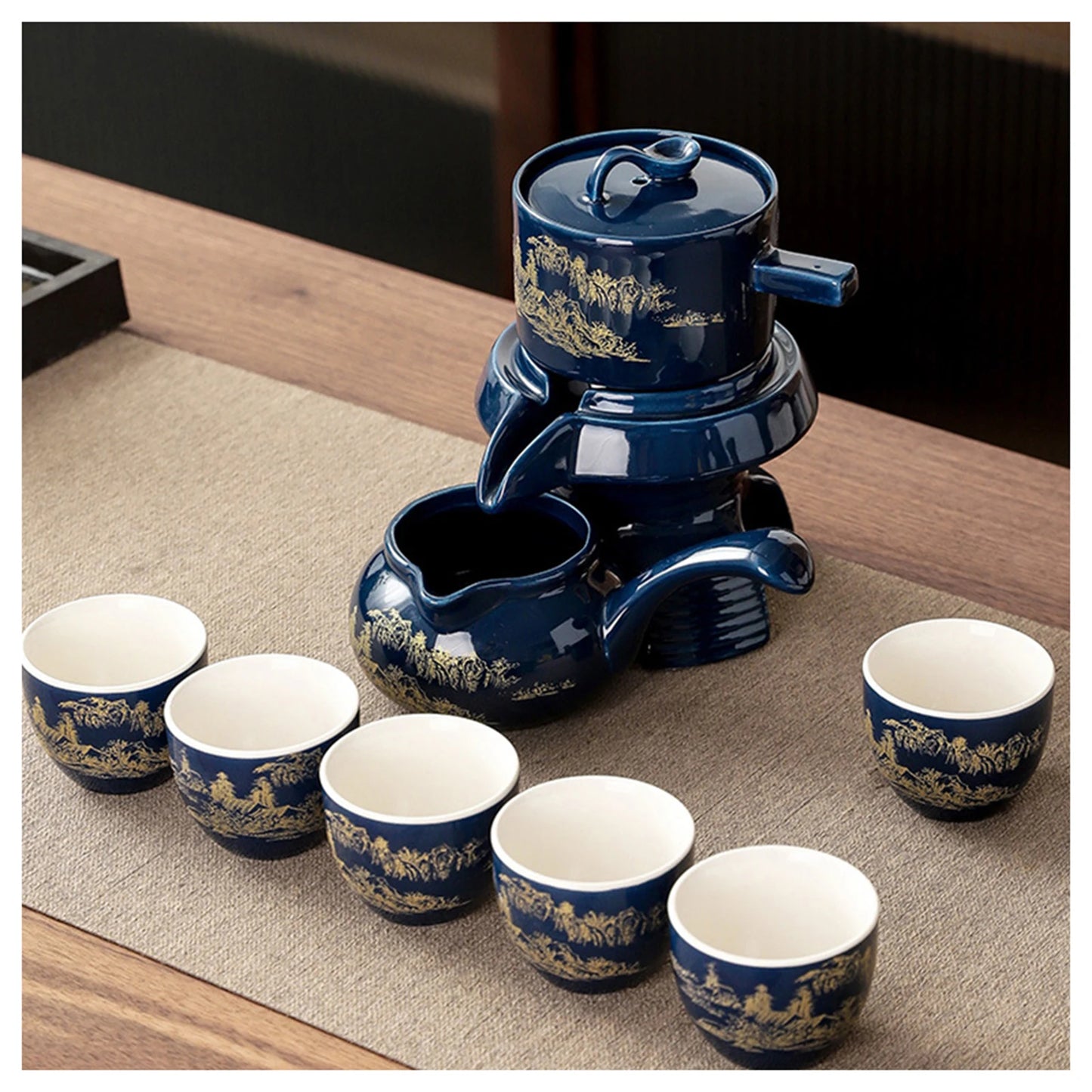Ornate Porcelain Tea Set