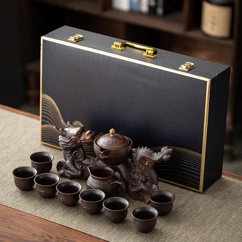 Grand Dragon Tea Set