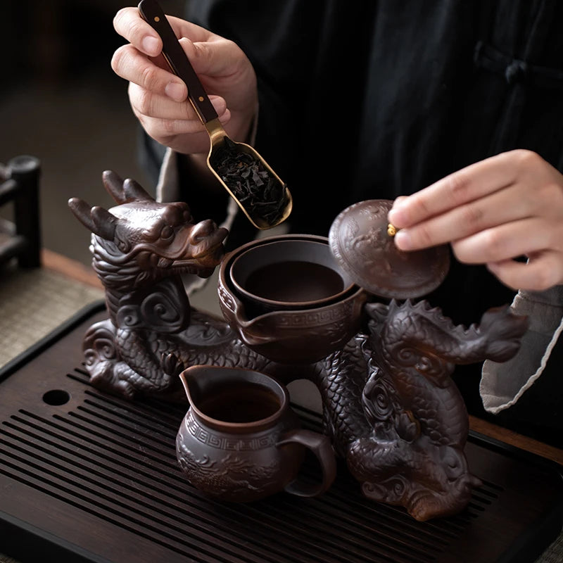 Grand Dragon Tea Set