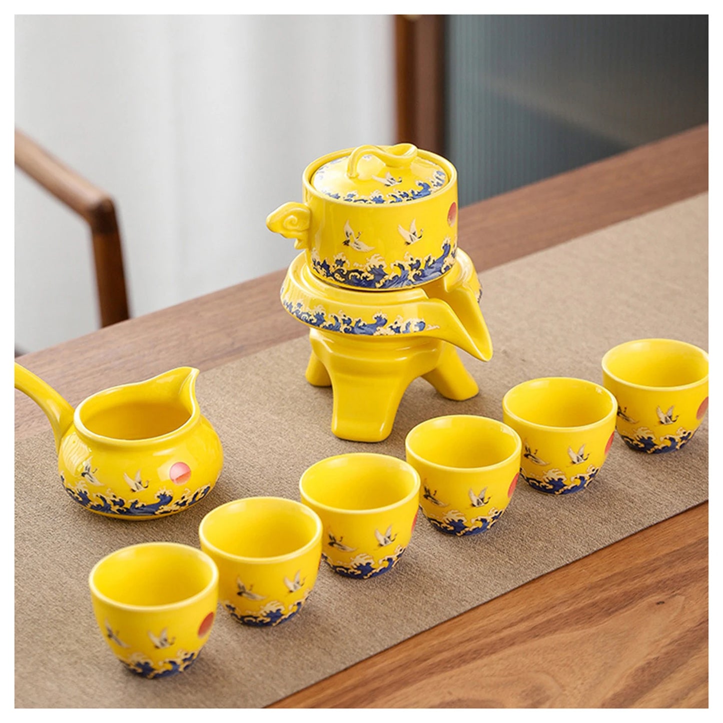 Ornate Porcelain Tea Set