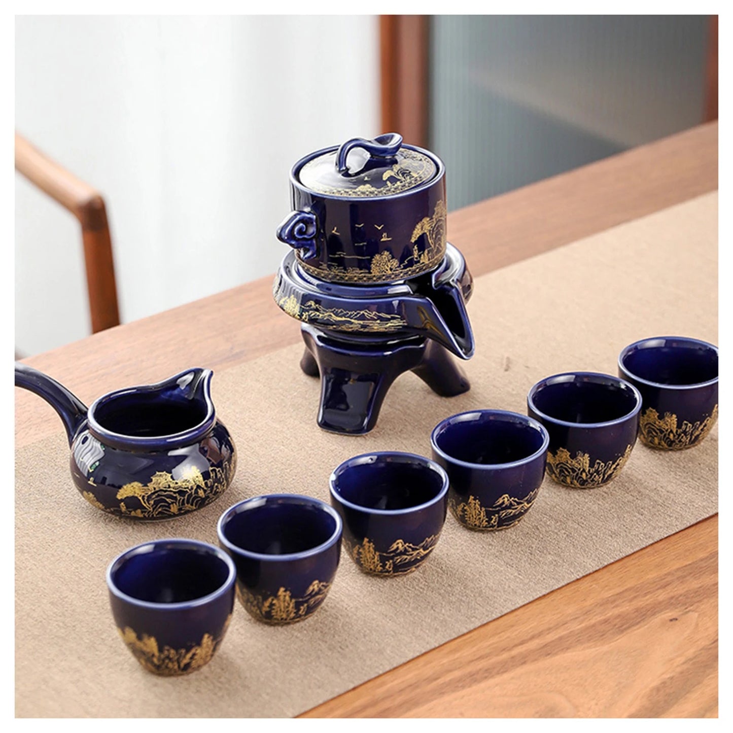Ornate Porcelain Tea Set