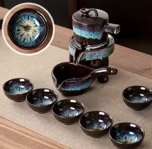 Ornate Porcelain Tea Set