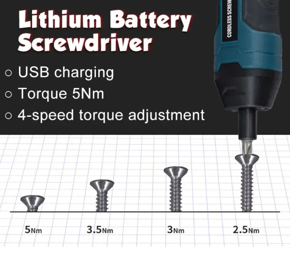 Versatile Electric Screwdriver Set