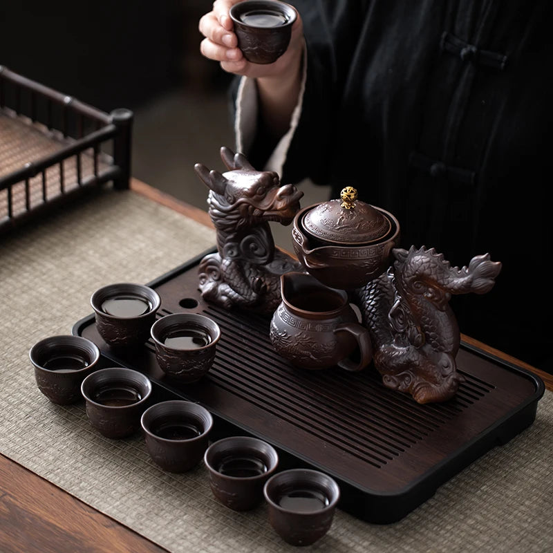 Grand Dragon Tea Set