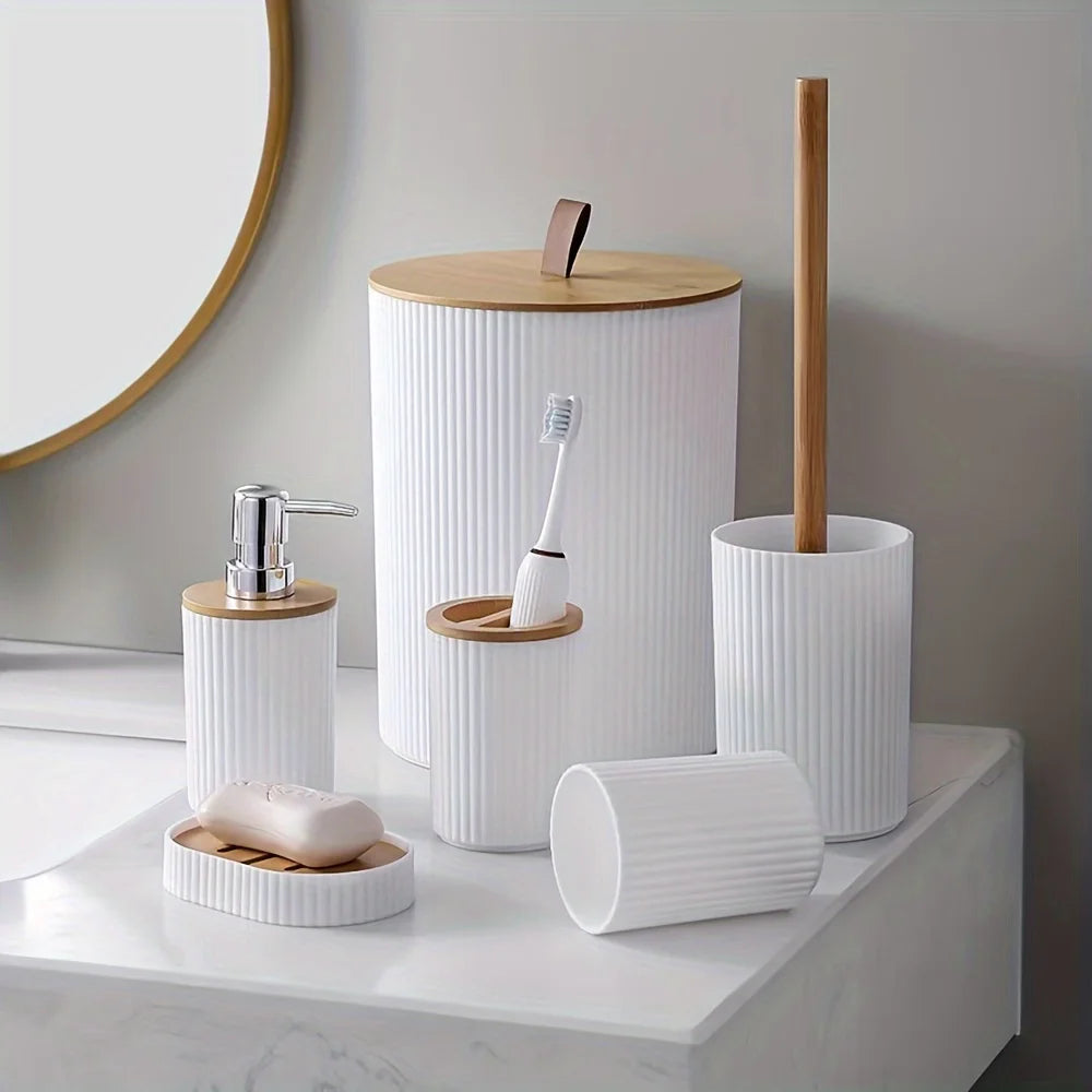 Matching 6 Piece Bathroom Set