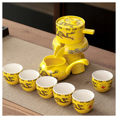 Ornate Porcelain Tea Set