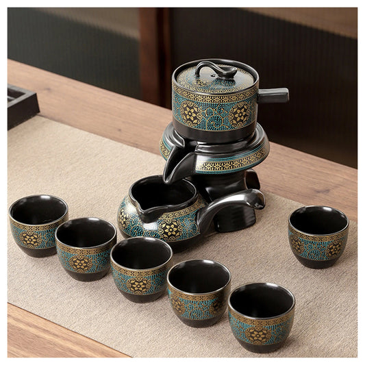 Ornate Porcelain Tea Set