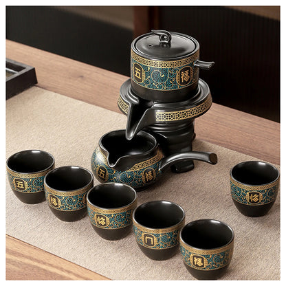 Ornate Porcelain Tea Set