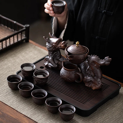 Grand Dragon Tea Set