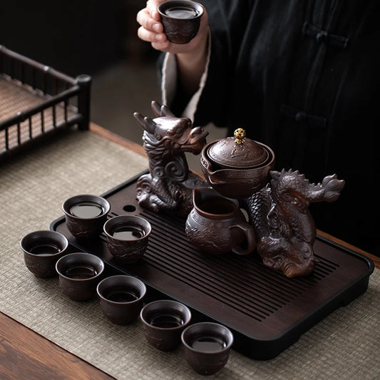 Grand Dragon Tea Set